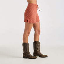Load image into Gallery viewer, Wrangler Scallop Knit Shorty Earth
