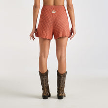 Load image into Gallery viewer, Wrangler Scallop Knit Shorty Earth
