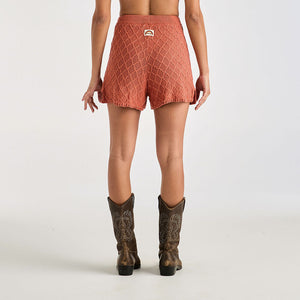 Wrangler Scallop Knit Shorty Earth