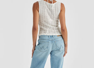 Wrangler 90s Lacie Tank - Vintage White