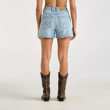 Load image into Gallery viewer, Wrangler Hi Bells Denim Short - Infinite Sky
