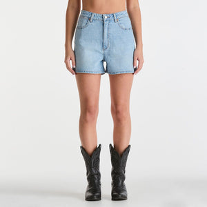 Wrangler Hi Bells Short - Blue Tour
