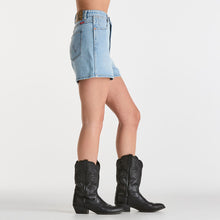 Load image into Gallery viewer, Wrangler Hi Bells Short - Blue Tour
