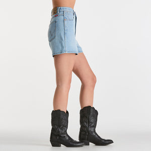 Wrangler Hi Bells Short - Blue Tour