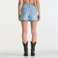 Load image into Gallery viewer, Wrangler Hi Bells Short - Blue Tour
