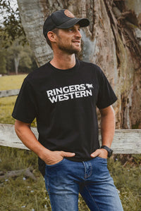Ringers Western Hastings Mens Loose Fit T-Shirt - Black