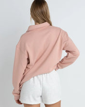 Load image into Gallery viewer, Rhythm Collared Fleece - Dusty Pink
