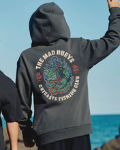 Load image into Gallery viewer, The Mad Hueys Outcasts Youth Hooded Pullover - Vintage Black

