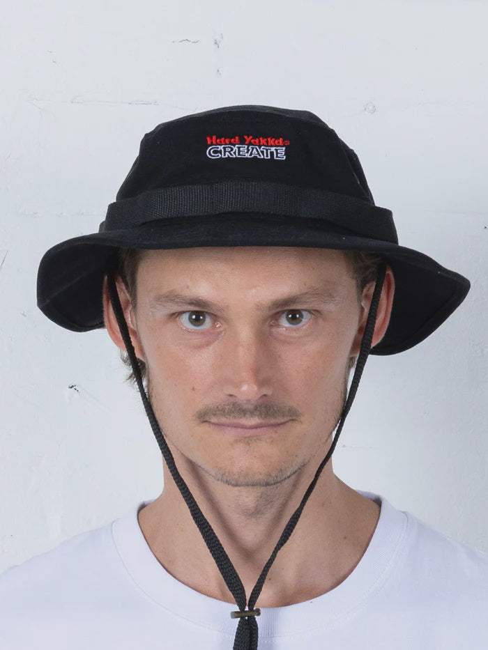 Hard Yakka Create Boonie Hat - Black