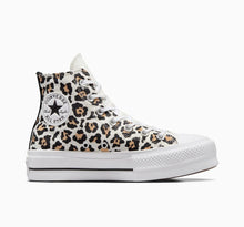 Load image into Gallery viewer, Converse Chuck Taylor All Star Lift Leopard Love High Top Shoes - White
