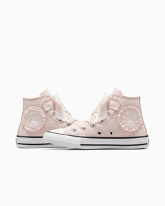 Converse Chuck Taylor All Star Ruffles & Bows Easy-On Youth High Top Shoe -  Blush Hush