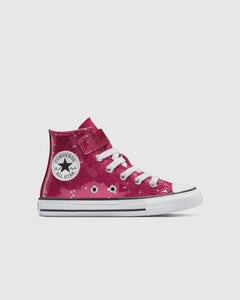 Converse Chuck Taylor All Star Glitter Easy On Junior High Top - Sporty Berry