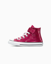 Load image into Gallery viewer, Converse Chuck Taylor All Star Glitter Easy On Junior High Top - Sporty Berry
