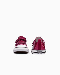 Converse Chuck Taylor All Star Glitter Easy On Toddler Low Top - Sporty Berry