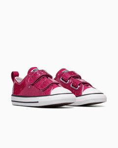 Converse Chuck Taylor All Star Glitter Easy On Toddler Low Top - Sporty Berry