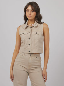 All About Eve Harper Vest - Beige