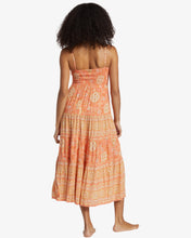 Load image into Gallery viewer, Billabong Dream Space Midi Dress - Sweet Papaya
