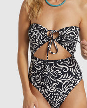 Load image into Gallery viewer, Billabong Ladies La Isla Andy One Piece - Black Pebble
