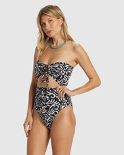 Load image into Gallery viewer, Billabong Ladies La Isla Andy One Piece - Black Pebble
