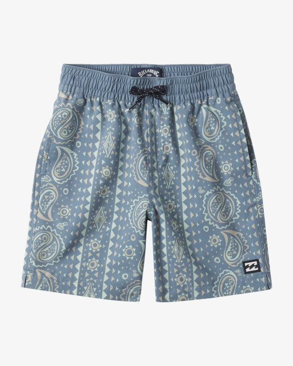 Billabong Boys 0-7 Good Times Layback Boardshorts