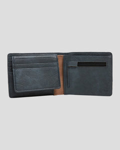 Billabong Dimension Bi-Fold Wallet - Navy/Tan