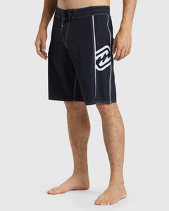 Billabong Mens D Bah 2.0 Pro Boardshorts - Black White