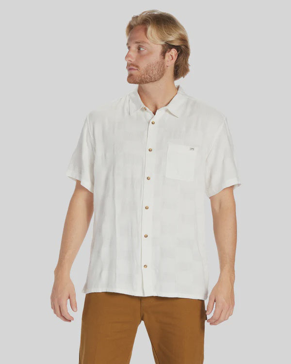 Billabong Sundays Jacquard SS Shirt - Off White