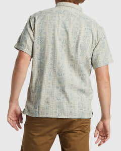 Billabong Sundays Jacquard Short Sleeve Shirt - Taupe