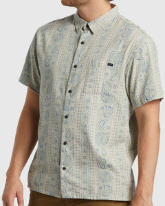 Billabong Sundays Jacquard Short Sleeve Shirt - Taupe