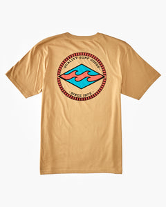 Billabong Rotor Diamond SS Tee - Dusty Gold