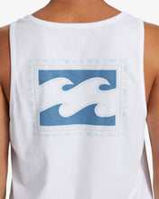 Load image into Gallery viewer, Billabong Crayon Wave Tank - White

