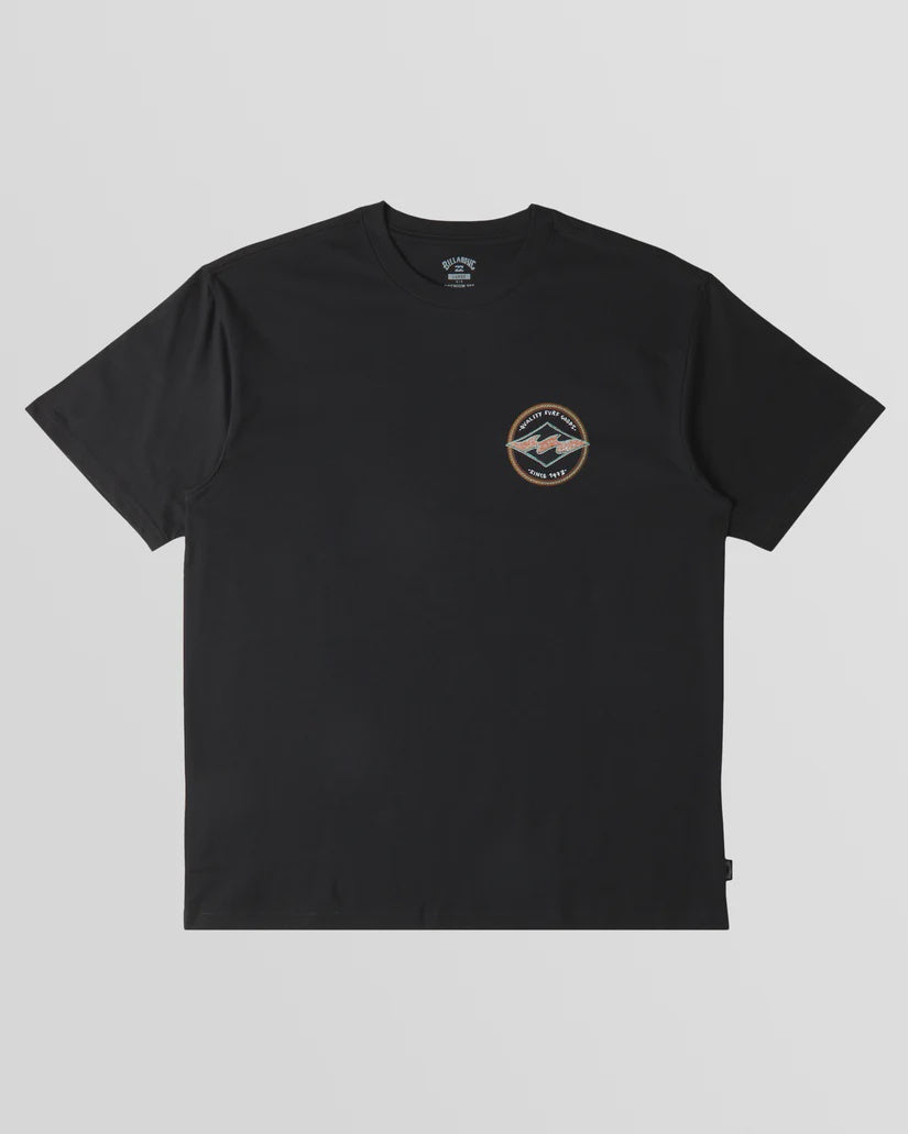 Billabong Rotor Diamond Tee - Washed Black