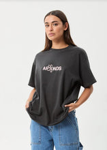 Load image into Gallery viewer, Afends Frolic Oversized Tee - Stone Black
