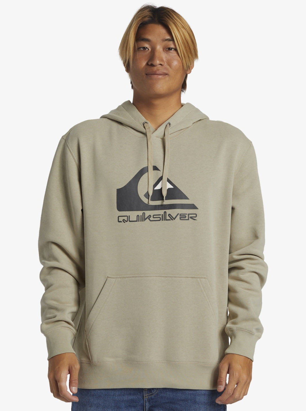 Quiksilver Big Logo Hoodie - Plaza Taupe