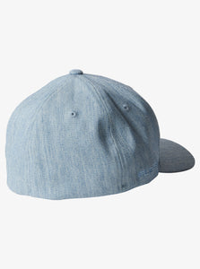 Quiksilver Mountain and Wave Flex Fit Cap - Blue Fog