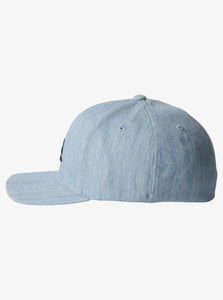 Quiksilver Mountain and Wave Flex Fit Cap - Blue Fog