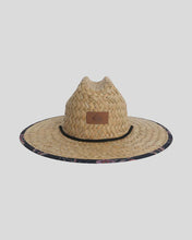 Load image into Gallery viewer, Quiksilver Pierside Print Straw Hat - Dark Nay Natural Surrealism
