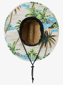 Quiksilver Pierside Print Straw Hat - Island