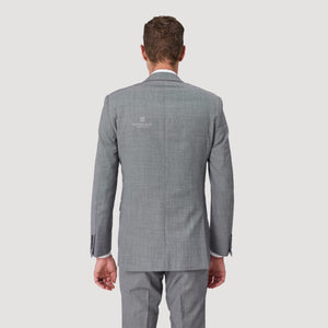 Savile Row Abram Texture Suit - Chrome