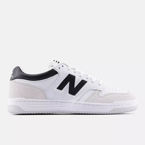 New Balance 480 Shoe - White With Black