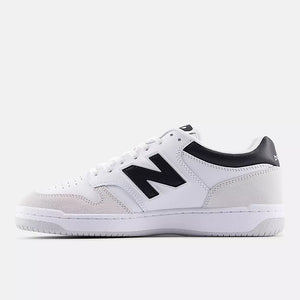 New Balance 480 Shoe - White With Black