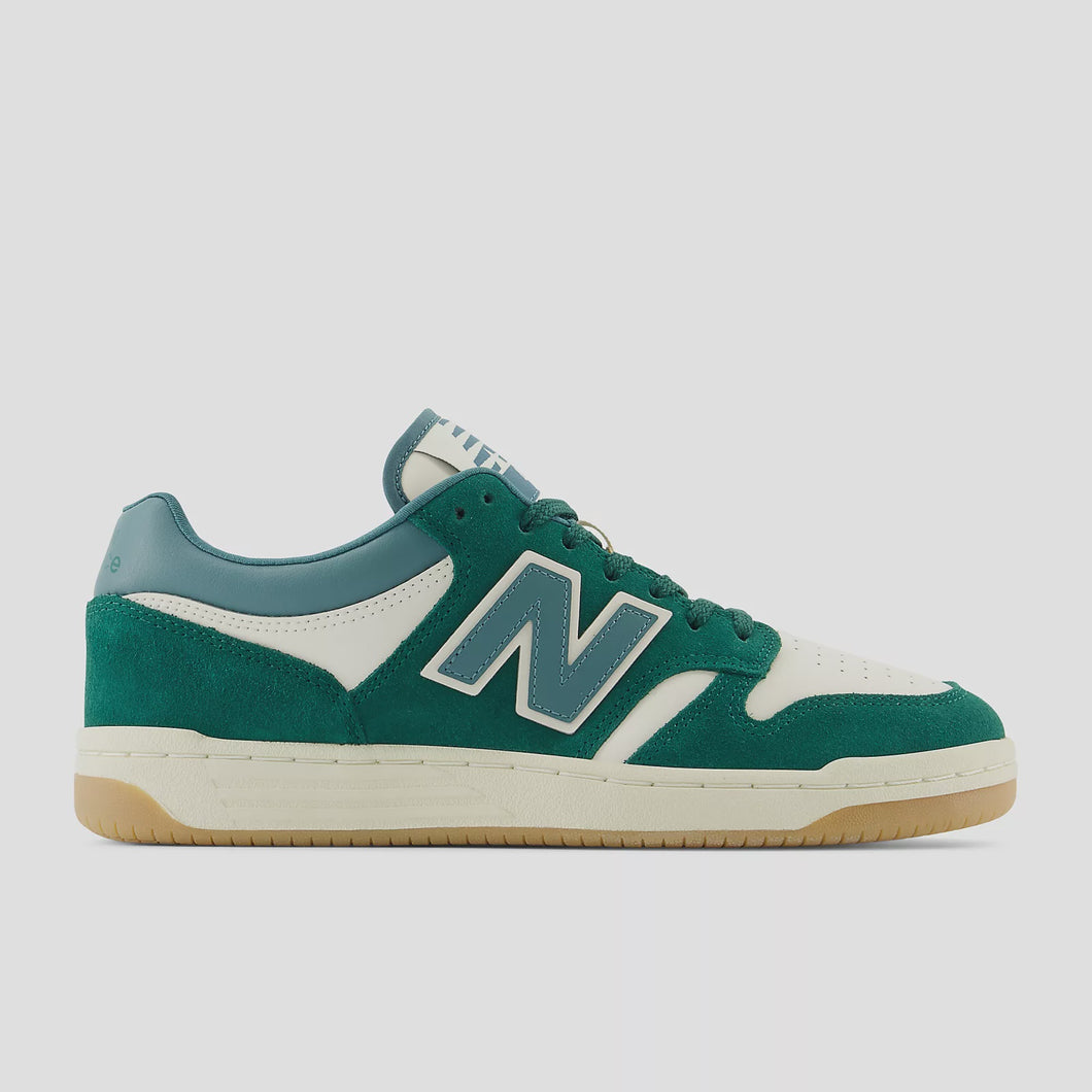 New Balance 480 Shoe - Marsh Green with Linen and New Spruce