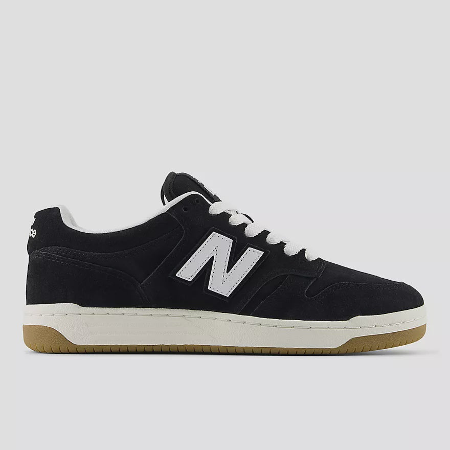 New Balance 480 Shoe - Black with White