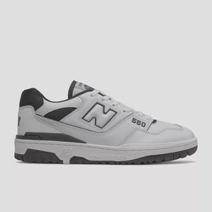 New Balance 550 Shoe - White With Black