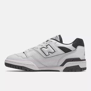 New Balance 550 Shoe - White With Black