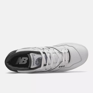 New Balance 550 Shoe - White With Black