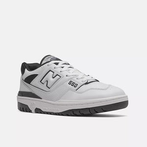 New Balance 550 Shoe - White With Black