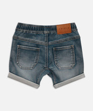 Load image into Gallery viewer, Indie Kids Arched Drifter Short (0-5) - LT Denim
