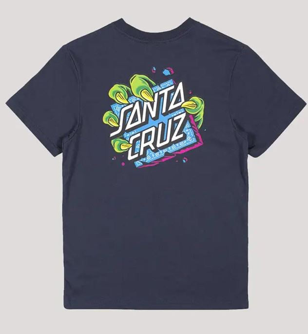 Santa Cruz Johnson Beast Dot Stack Tee - Navy