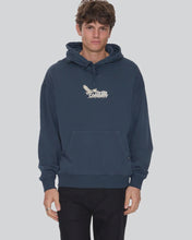 Load image into Gallery viewer, Thrills Between Chaos And Calm Slouch Pull On Cropped Hood - Federal Blue
